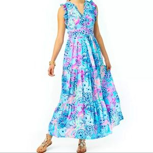 🌸SALE NWT $228 LILLY PULITZER MAXI DRESS CURRENT SEASON
